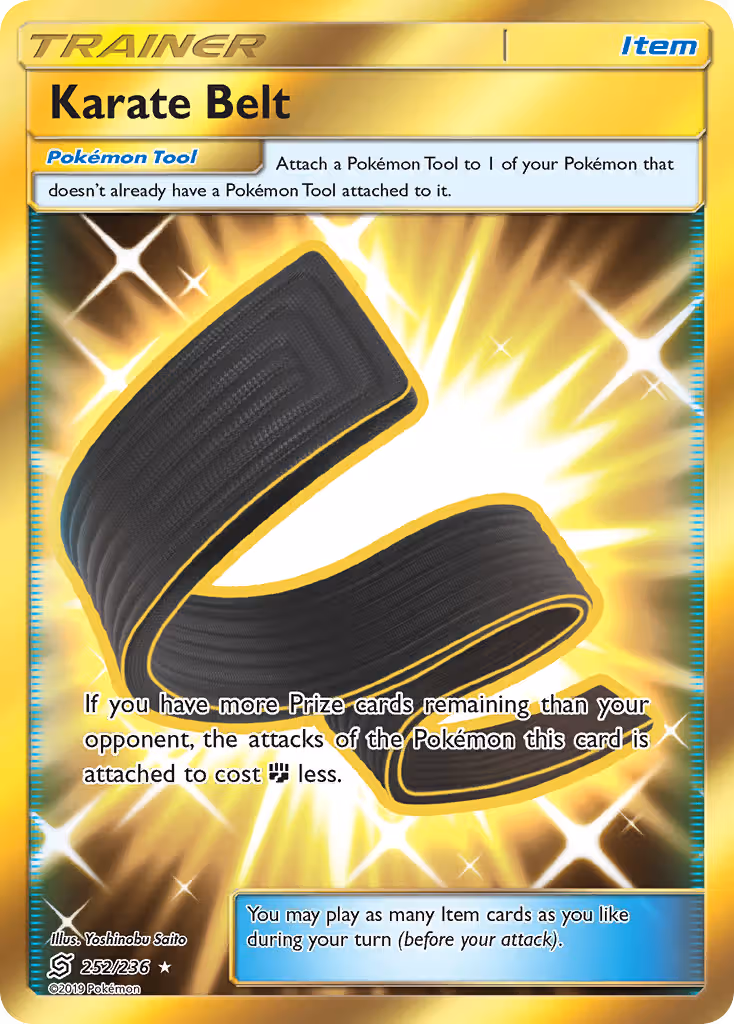 Karate Belt 252/236 Pokemon card