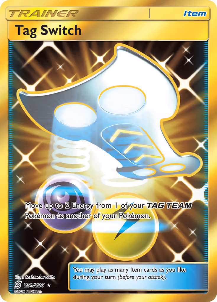 Tag Switch 254/236 Pokemon card
