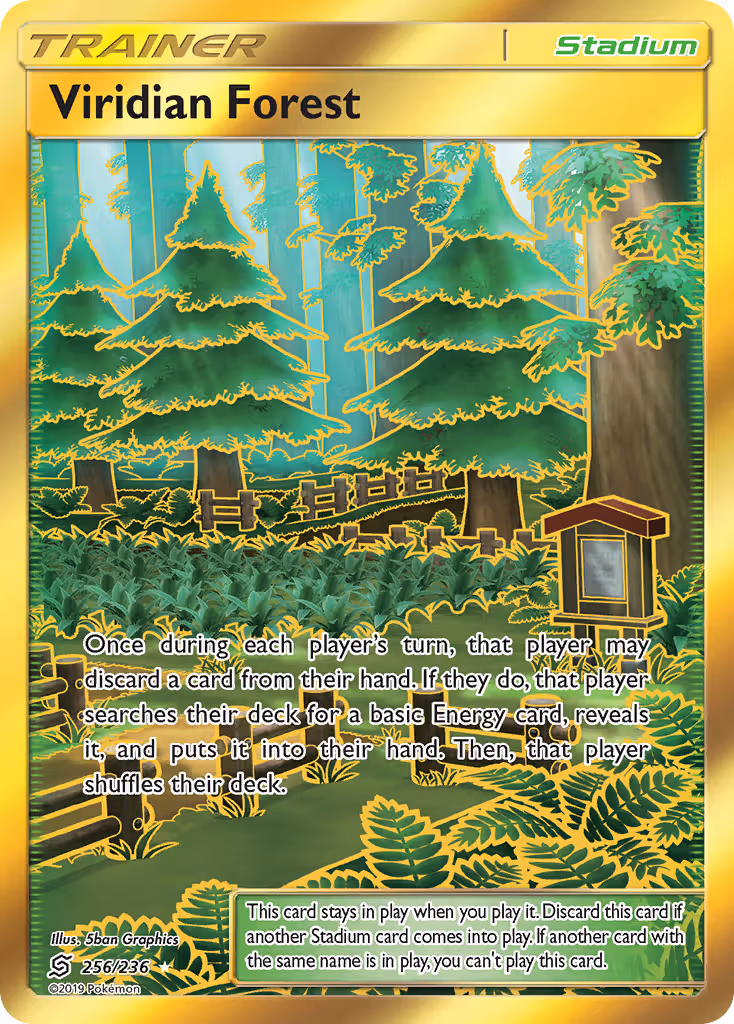 Viridian Forest 256/236 Pokemon card