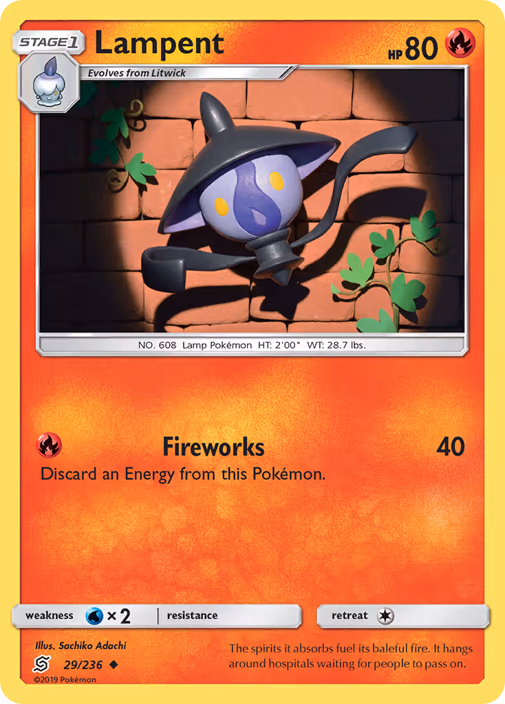 Lampent 29/236 Pokemon card