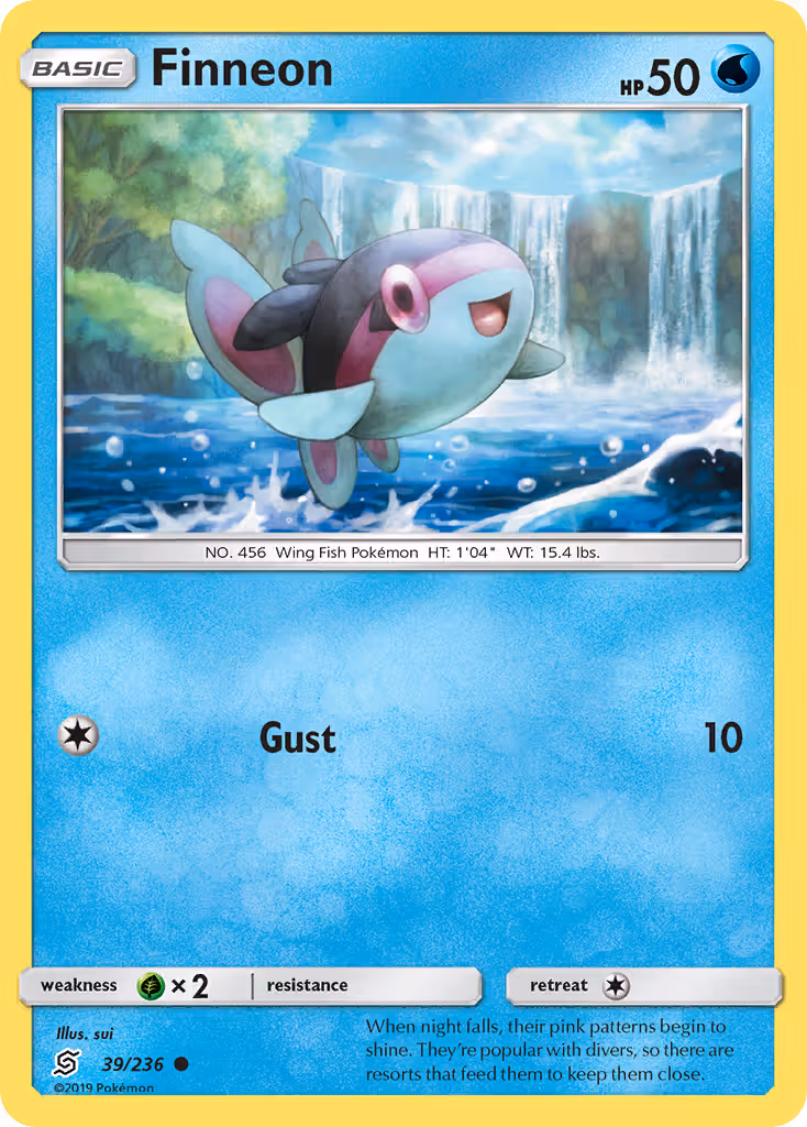 Finneon 39/236 Pokemon card