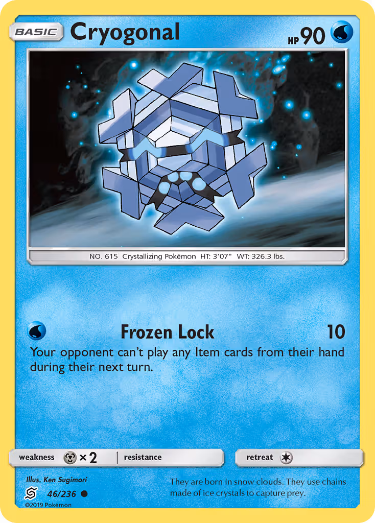 Cryogonal 46/236 Pokemon card