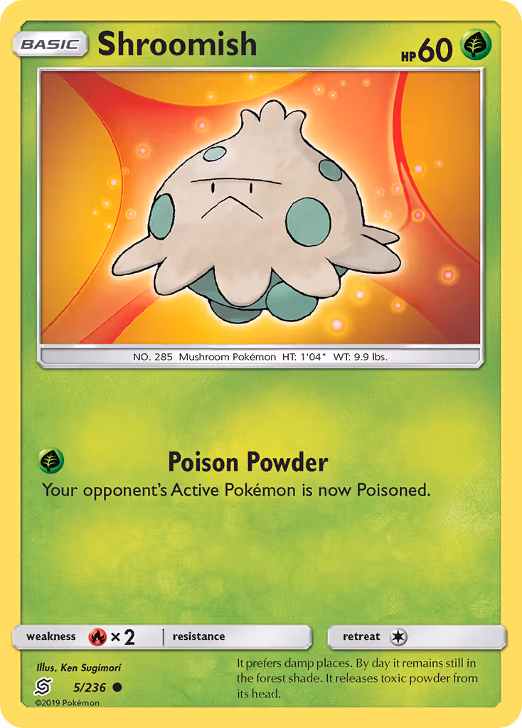 Shroomish 5/236 Pokemon card