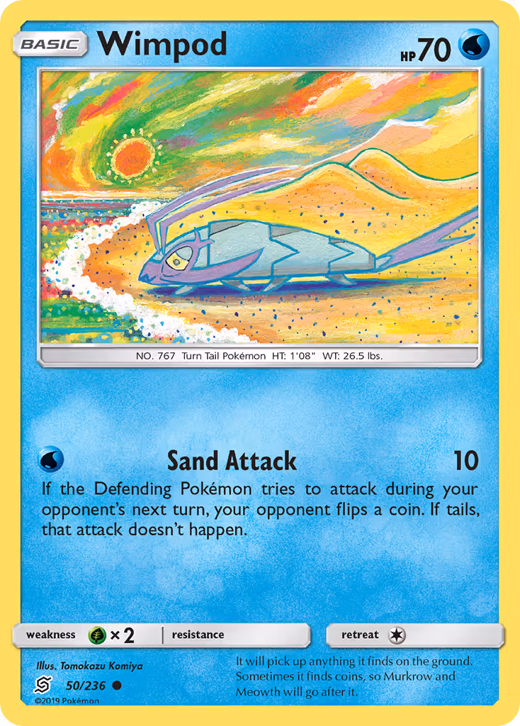 Wimpod 50/236 Pokemon card