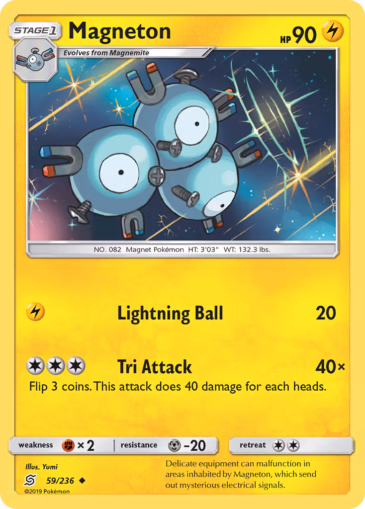 Magneton 59/236 Pokemon card