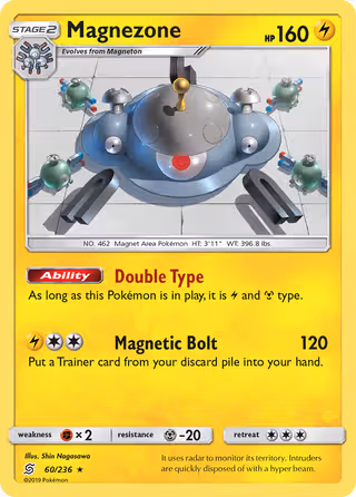 Magnezone 60/236 Pokemon card
