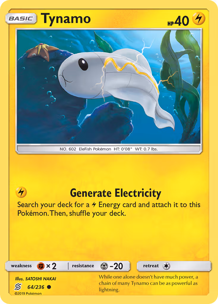 Tynamo 64/236 Pokemon card