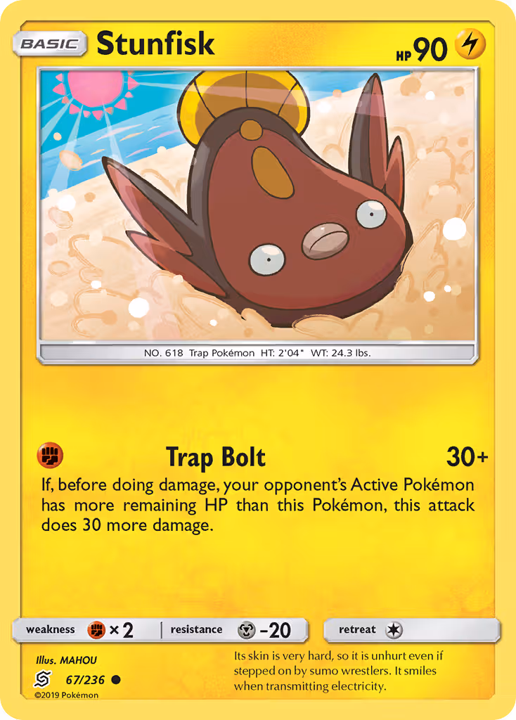 Stunfisk 67/236 Pokemon card