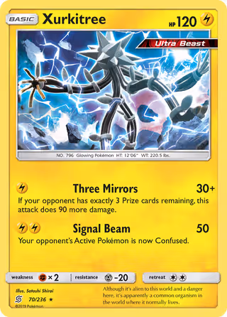 Xurkitree 70/236 Pokemon card