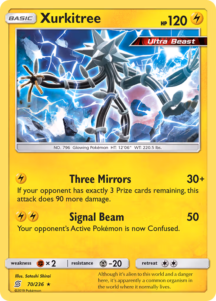 Xurkitree 70/236 Pokemon card