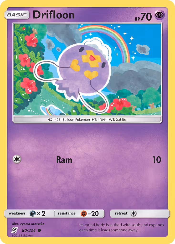Drifloon 80/236 Pokemon card