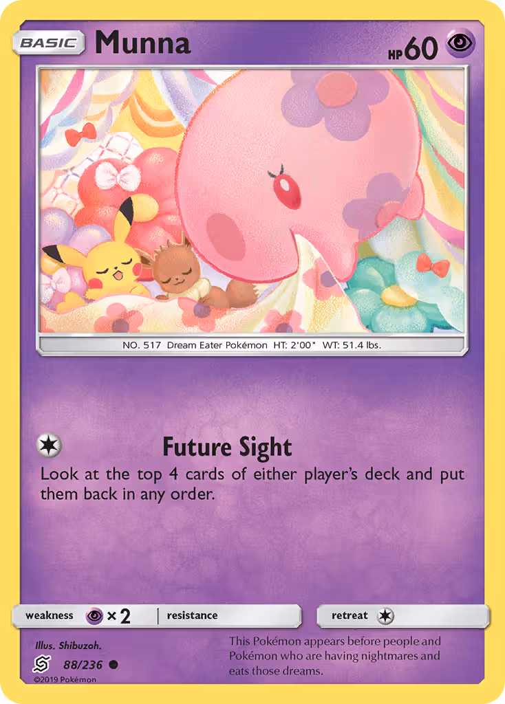 Munna 88/236 Pokemon card