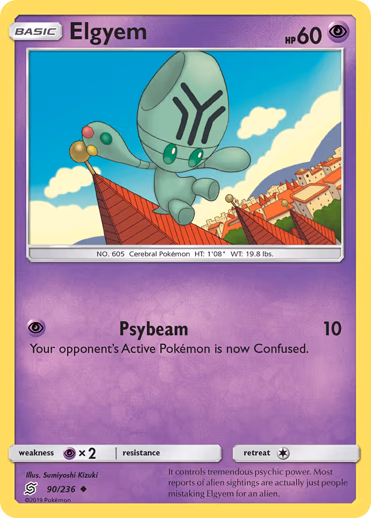 Elgyem 90/236 Pokemon card