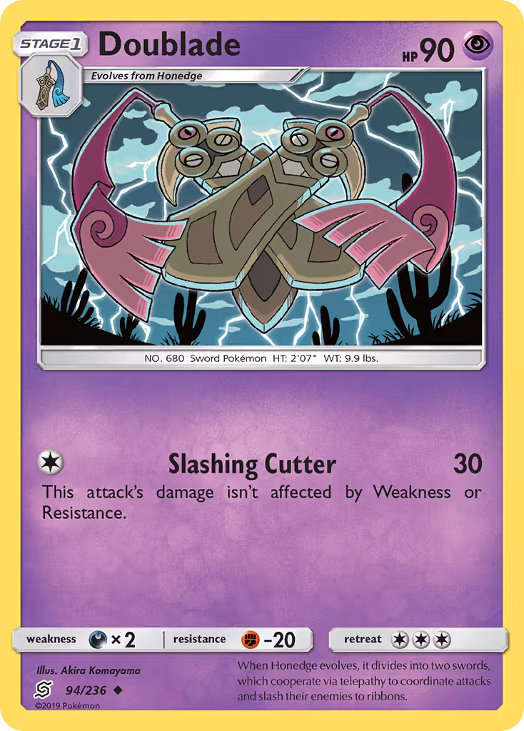 Doublade 94/236 Pokemon card