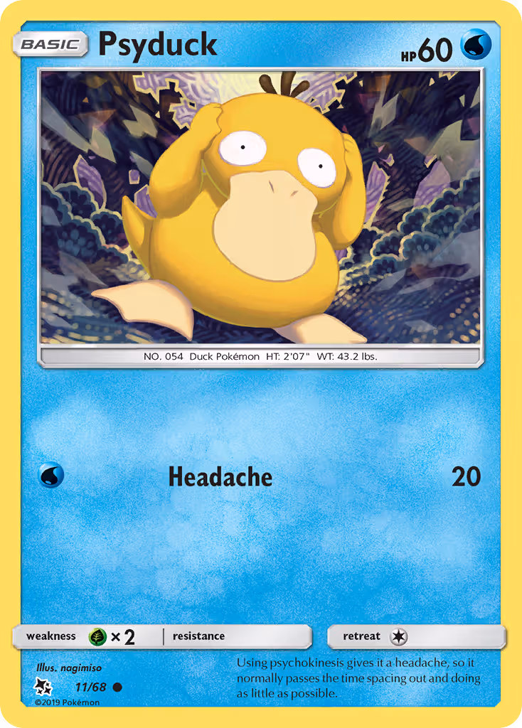 Psyduck 11/68 Pokemon card