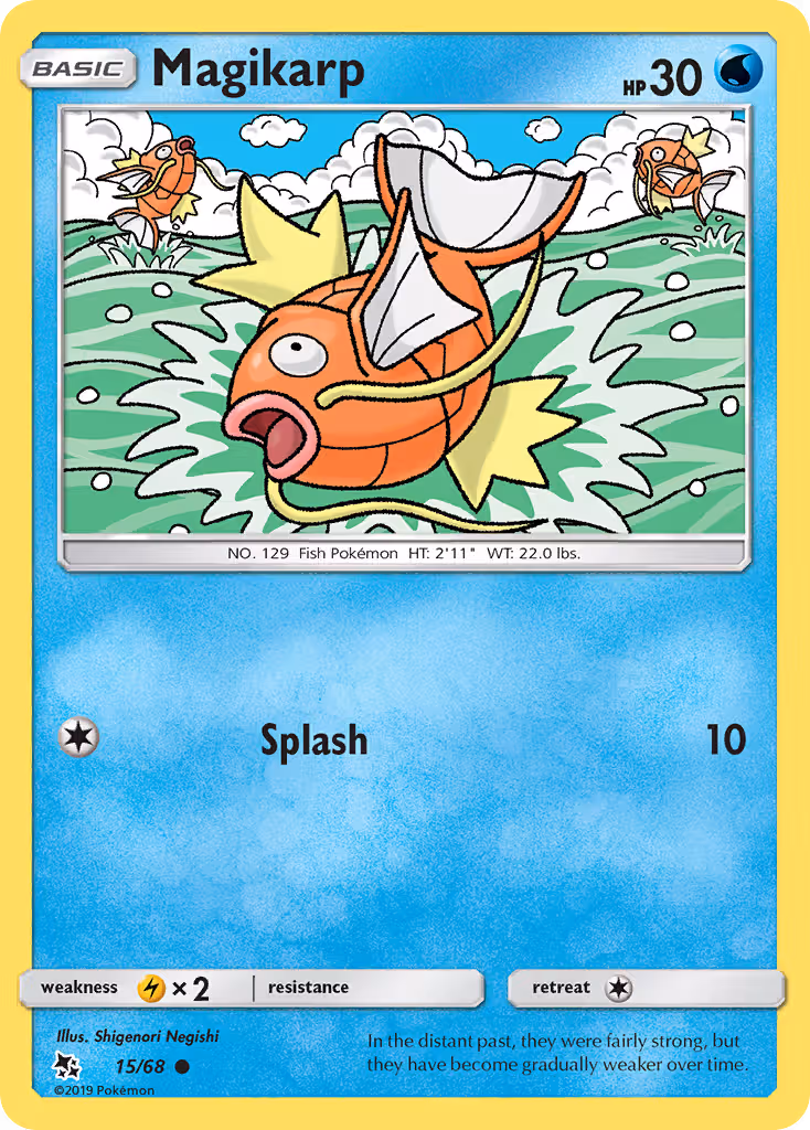 Magikarp 15/68 Pokemon card