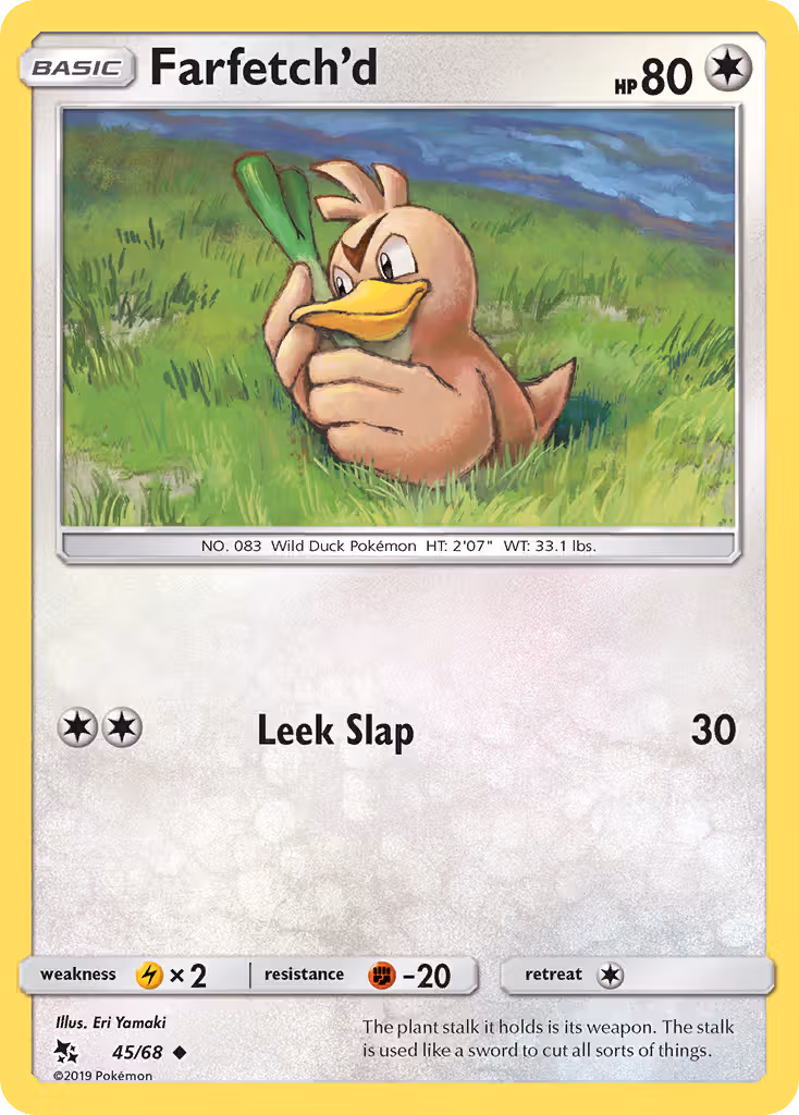 Farfetch’d 45/68 Pokemon card