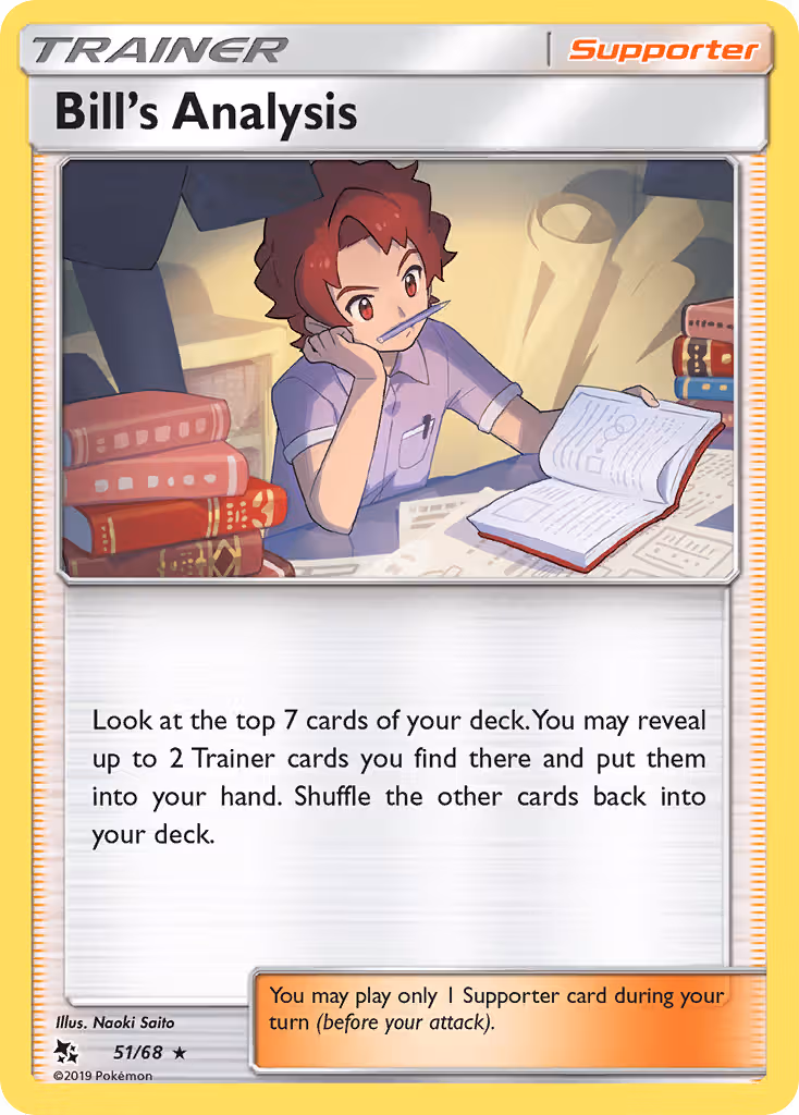 Bill’s Analysis 51/68 Pokemon card