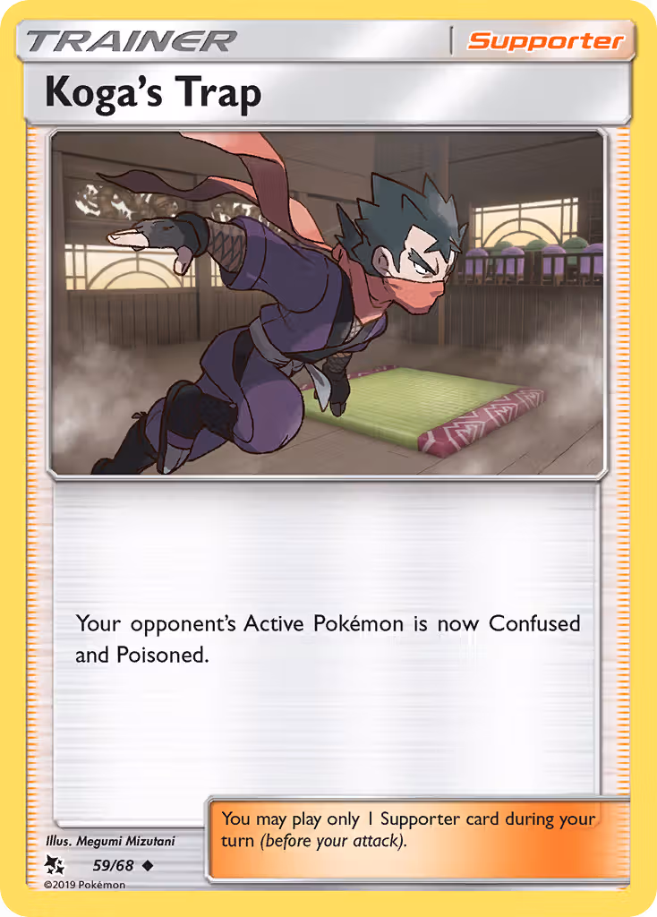 Koga’s Trap 59/68 Pokemon card