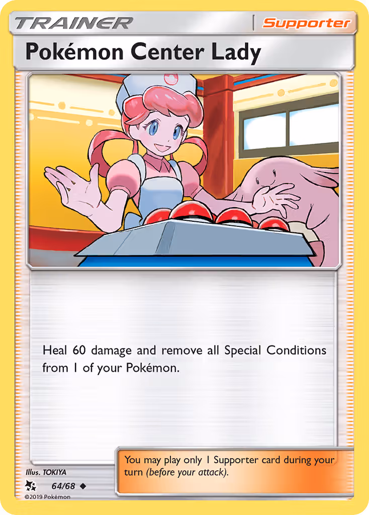 Pokémon Center Lady 64/68 Pokemon card