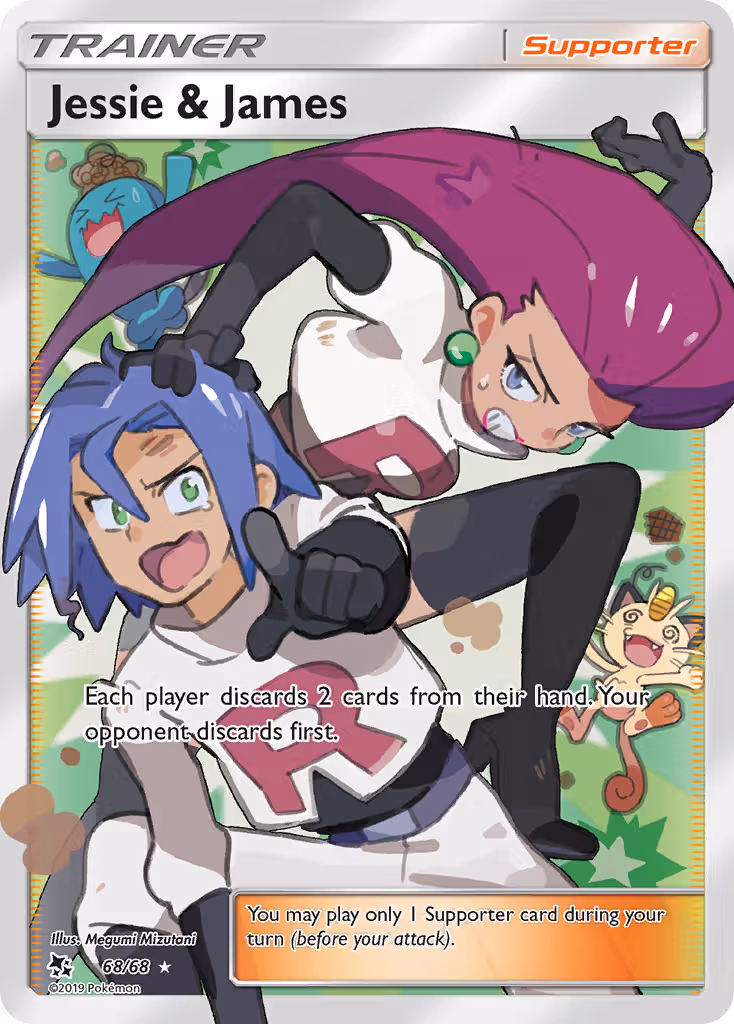 Jessie & James 68/68 Pokemon card