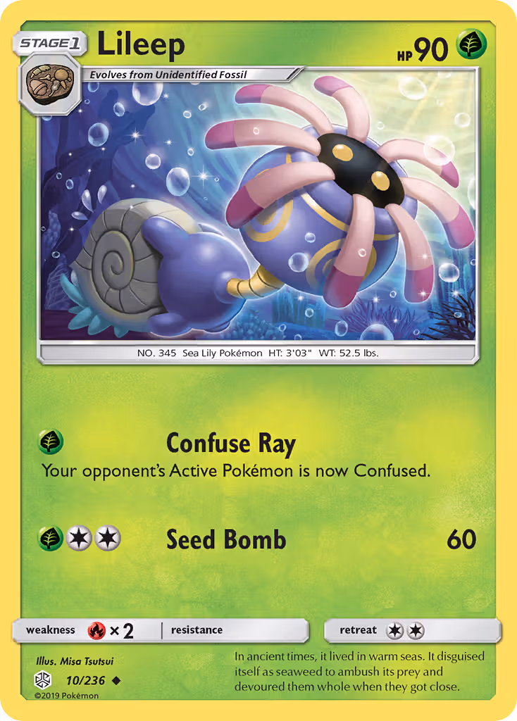 Lileep 10/236 Pokemon card