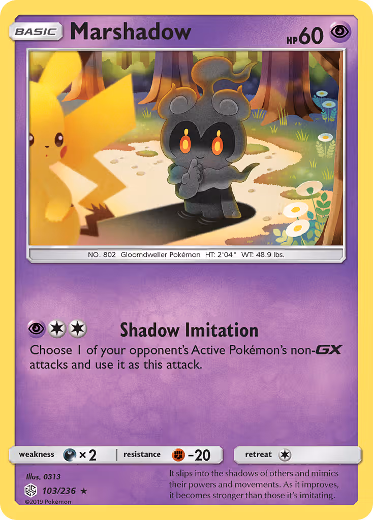 Marshadow 103/236 Pokemon card