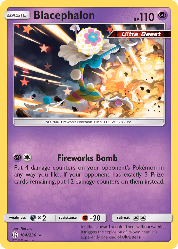 Blacephalon 104/236 Pokemon card