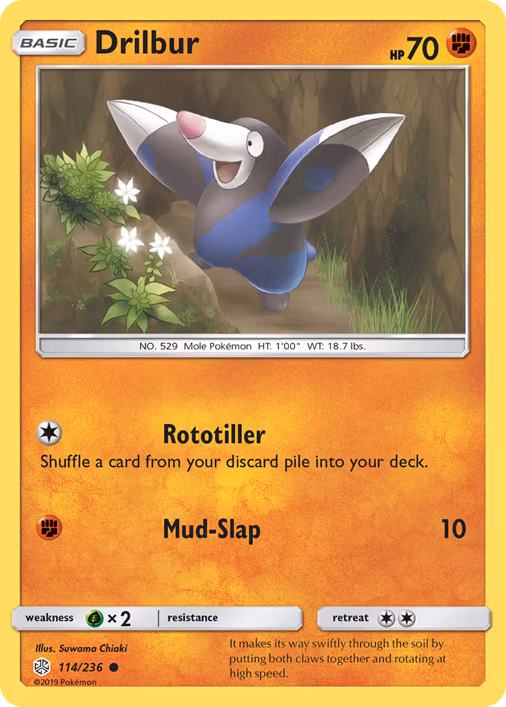 Drilbur 114/236 Pokemon card