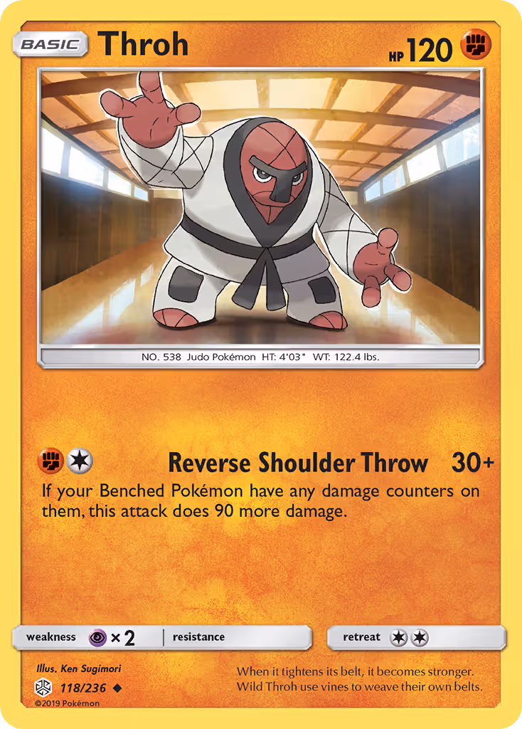 Throh 118/236 Pokemon card