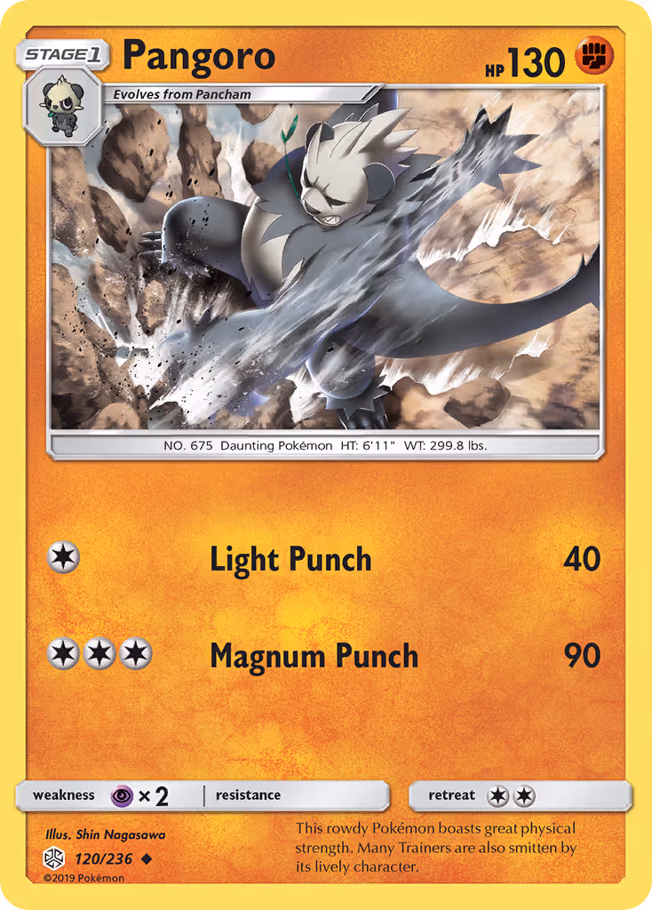 Pangoro 120/236 Pokemon card