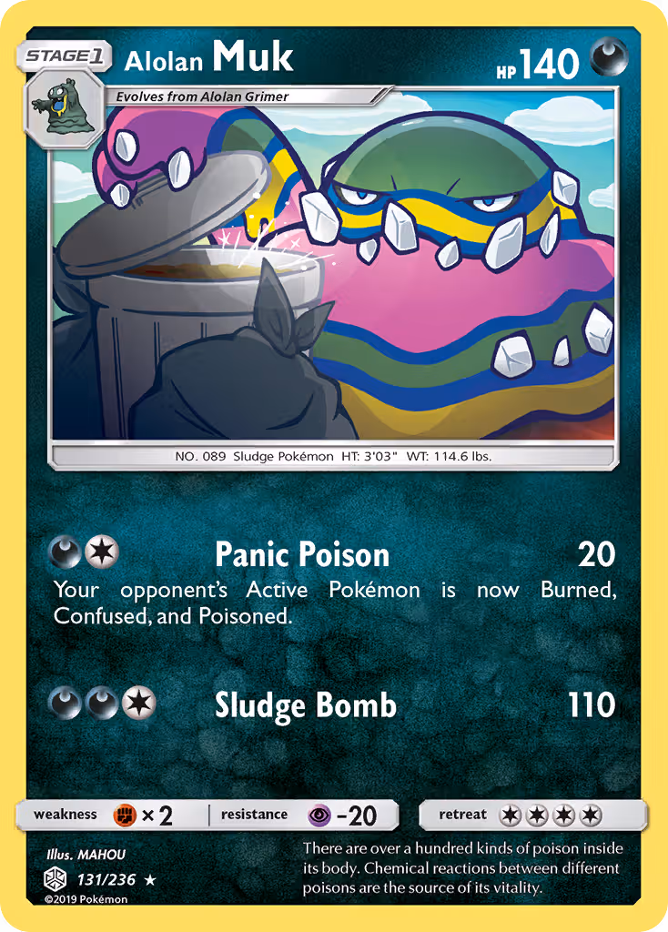 Alolan Muk 131/236 Pokemon card