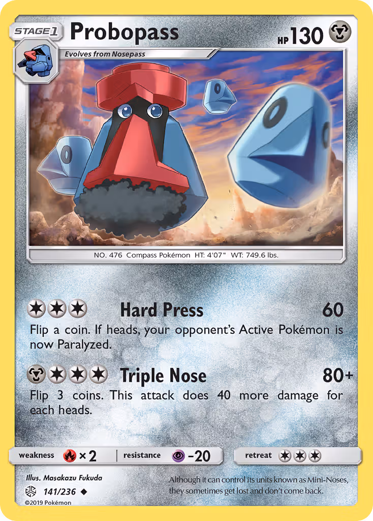 Probopass 141/236 Pokemon card