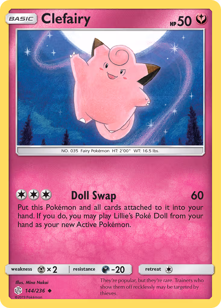 Clefairy 144/236 Pokemon card