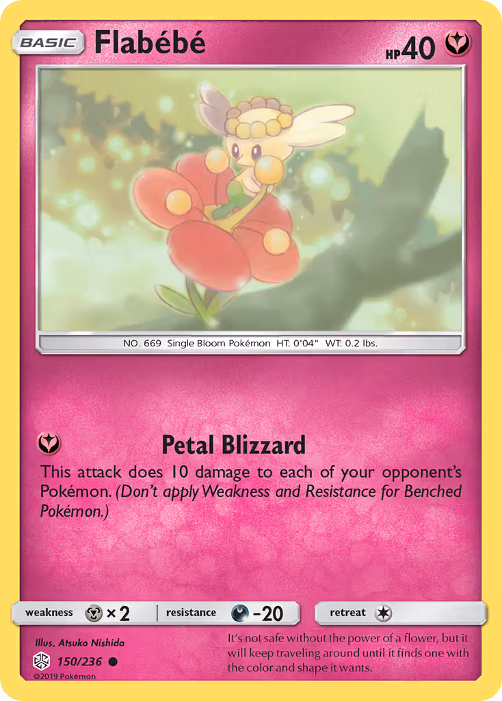 Flabébé 150/236 Pokemon card