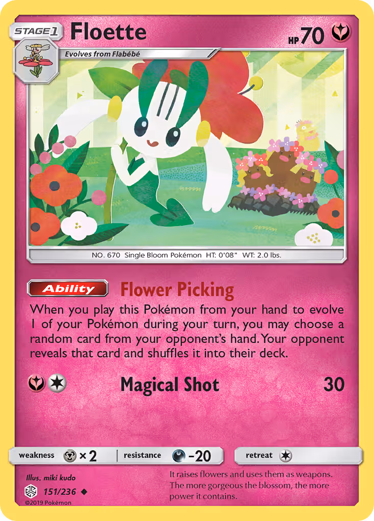 Floette 151/236 Pokemon card