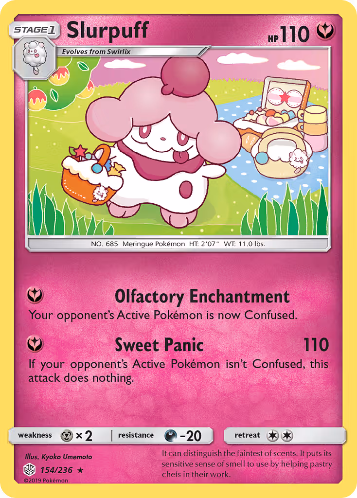 Slurpuff 154/236 Pokemon card