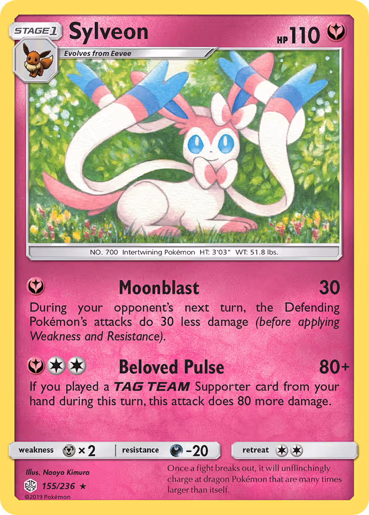 Sylveon 155/236 Pokemon card