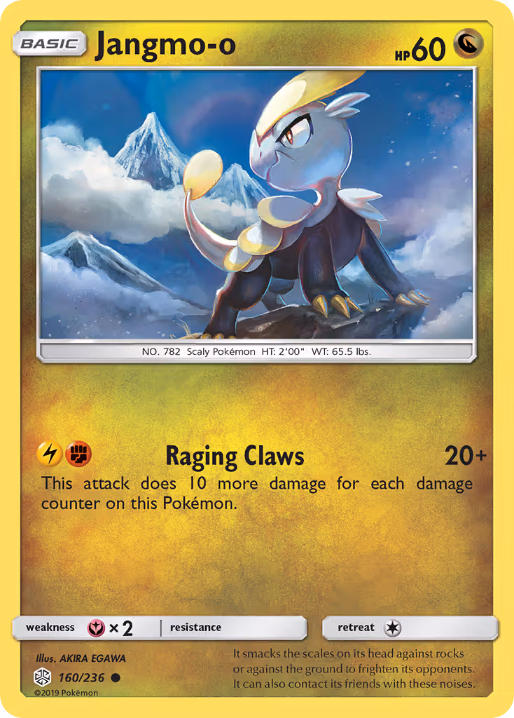 Jangmo-o 160/236 Pokemon card