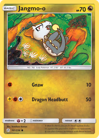 Jangmo-o 161/236 Pokemon card