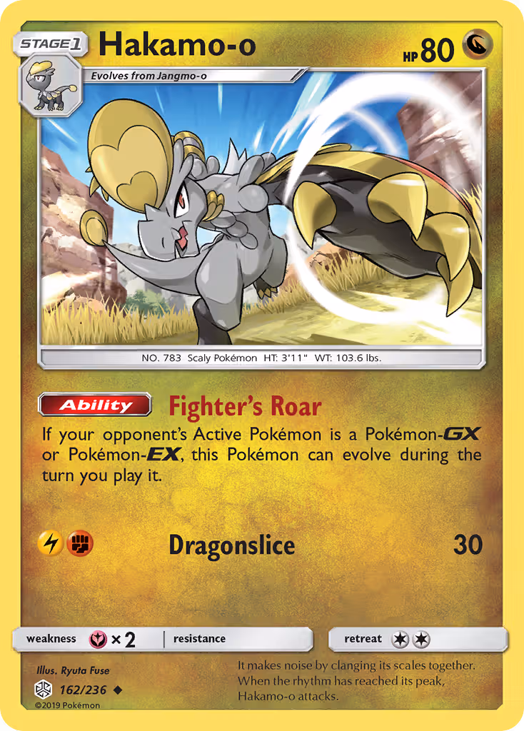 Hakamo-o 162/236 Pokemon card