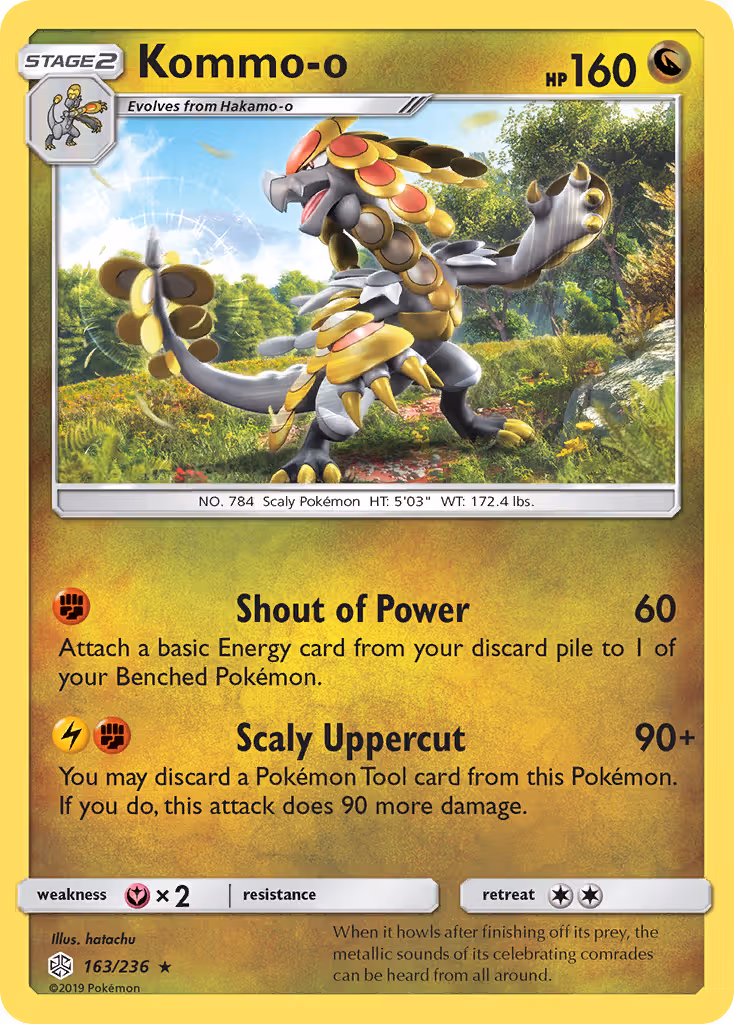 Kommo-o 163/236 Pokemon card