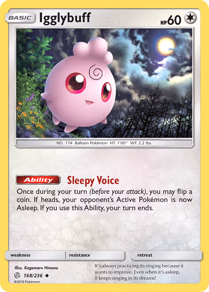 Igglybuff 168/236 Pokemon card