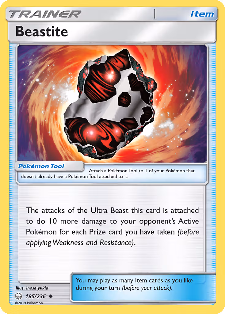 Beastite 185/236 Pokemon card