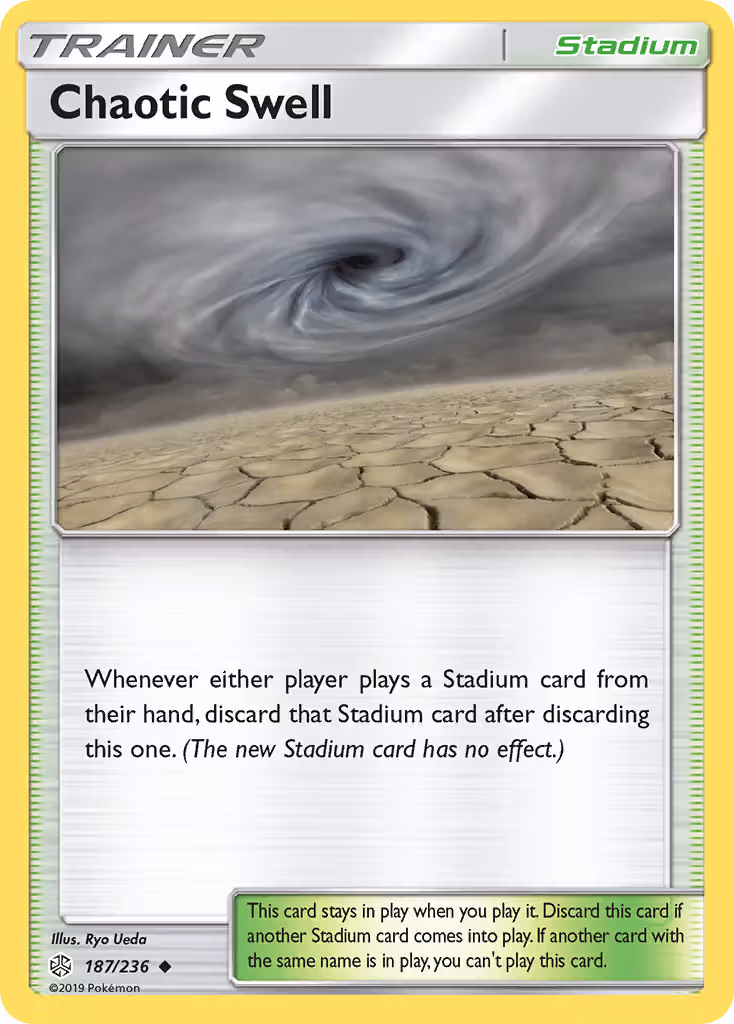 Chaotic Swell 187/236 Pokemon card