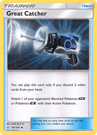 Great Catcher 192/236 Pokemon card