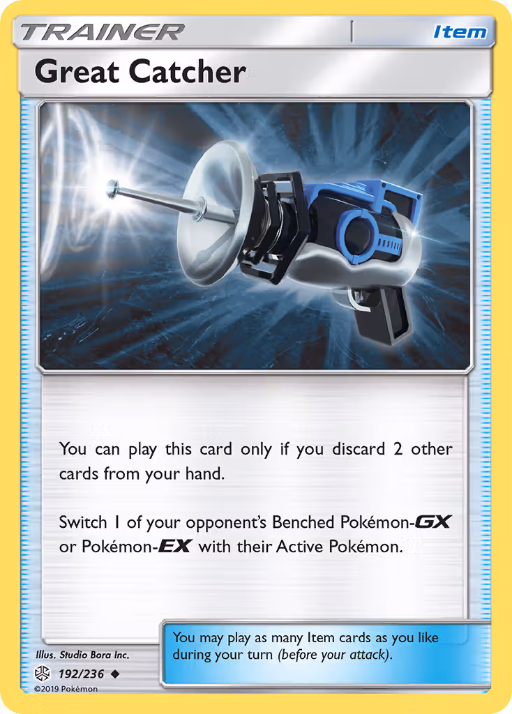 Great Catcher 192/236 Pokemon card
