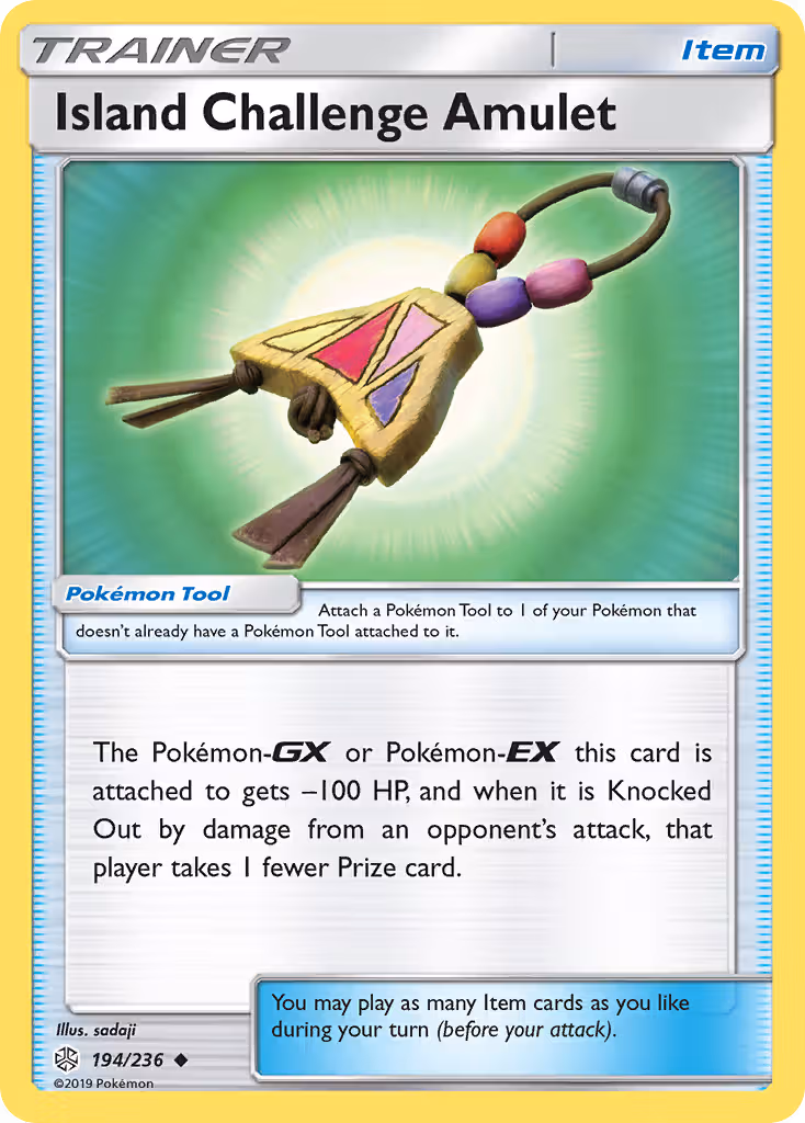 Island Challenge Amulet 194/236 Pokemon card