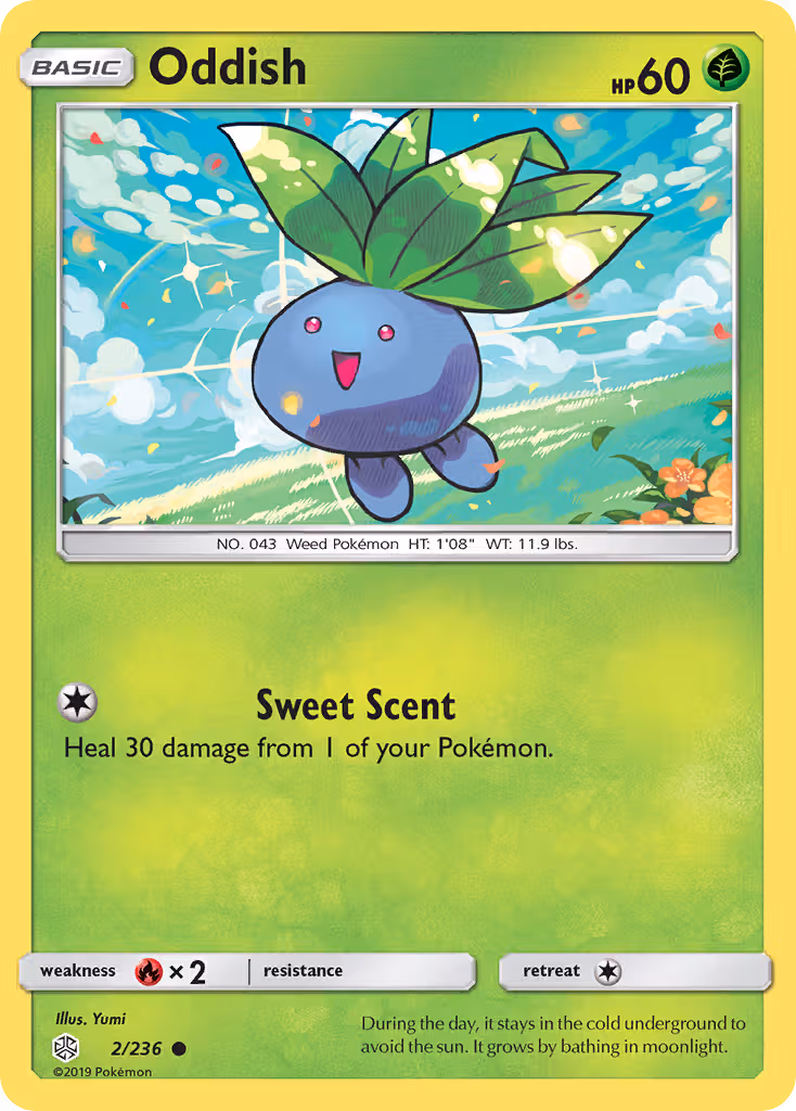 Oddish 2/236 Pokemon card