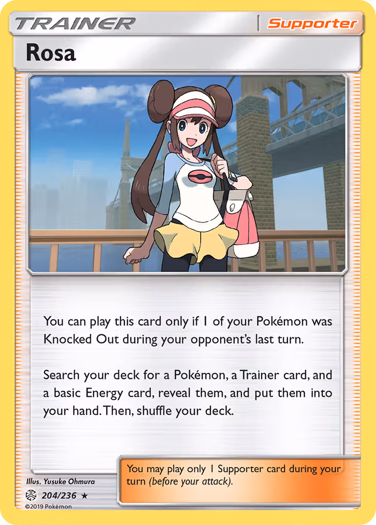 Rosa 204/236 Pokemon card
